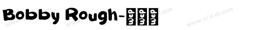 Bobby Rough字体转换
